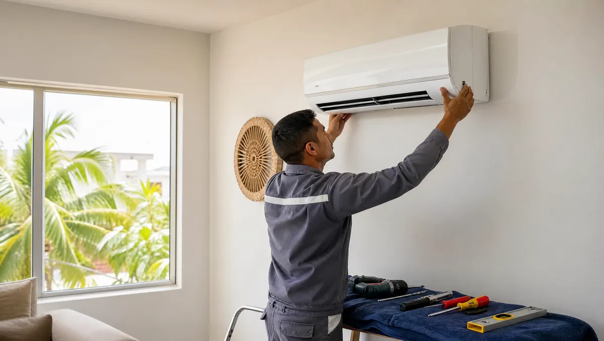 Instalación de aire acondicionado en la Costa Caribe